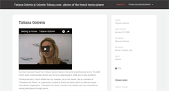 Desktop Screenshot of golovin-tatiana.com