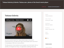Tablet Screenshot of golovin-tatiana.com